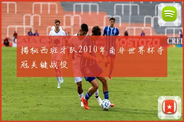 揭秘西班牙队2010年南非世界杯夺冠关键战役