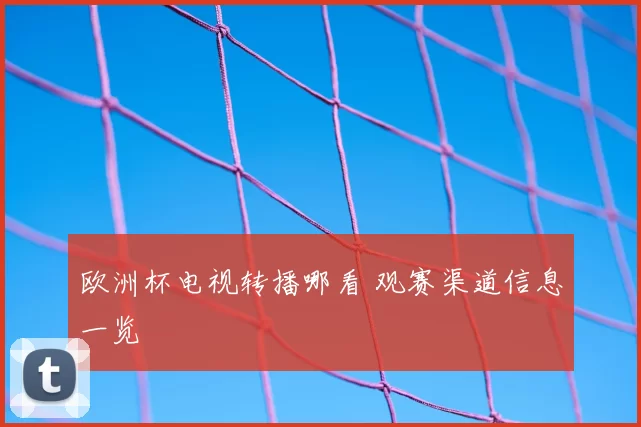 欧洲杯电视转播哪看 观赛渠道信息一览